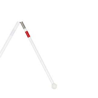 White cane - Combined (4 sections) Aluminium